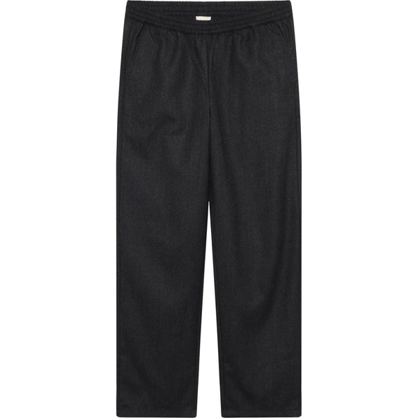Weite Wollhose Posey - Dunkelgrau Melange
