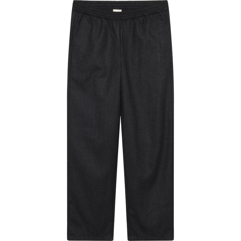 Weite Wollhose Posey - Dunkelgrau Melange