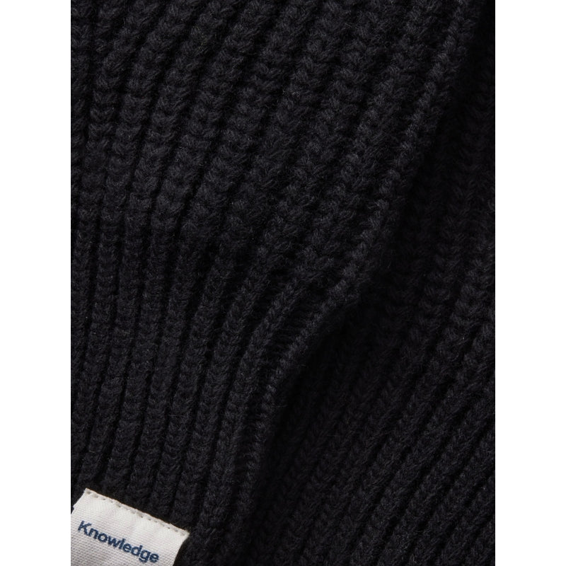 Lammwoll-Lackstrickhandschuhe RWS - Black Jet