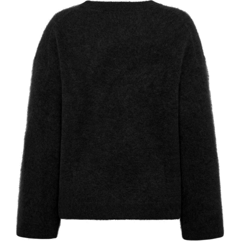 Kaschmir-Rundhalsstrick RWS - Black Jet