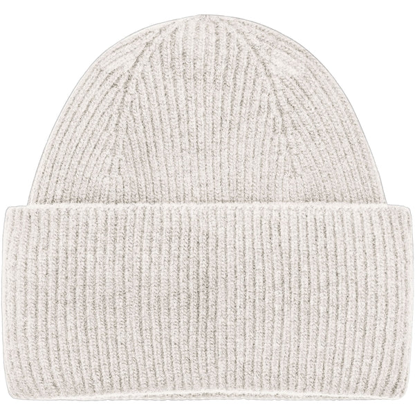 Cashmere Rib Beanie RWS - Egret