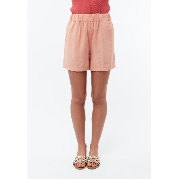 Clementine Leinenshorts -  Light Apricot