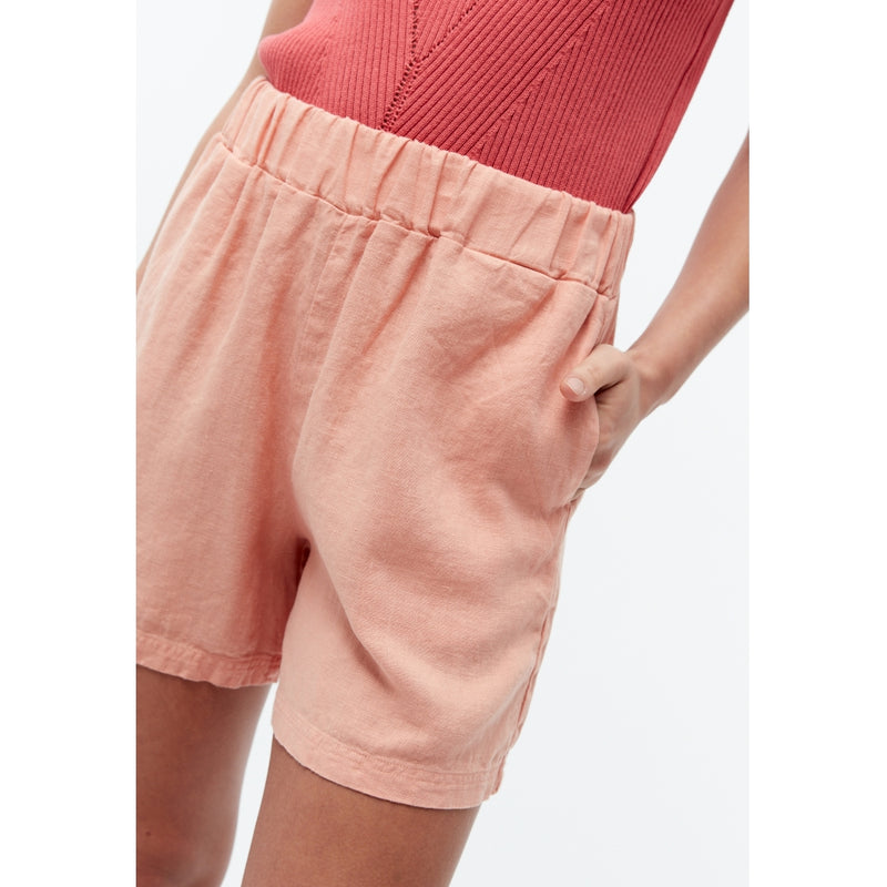 Clementine Leinenshorts -  Light Apricot