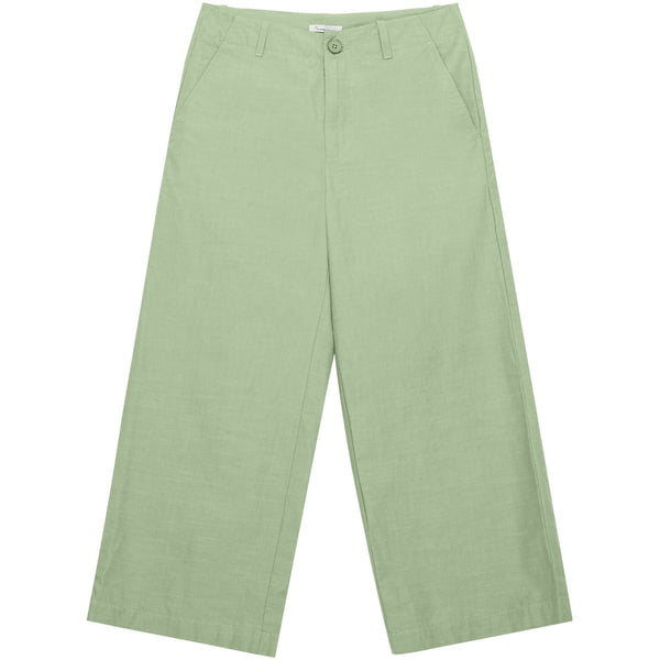 POSEY Mittelhohe, weit geschnittene Hose aus Slub-Garn – GOTS/Vegan – Shale Green