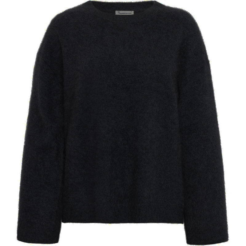 Kaschmir-Rundhalsstrick RWS - Black Jet