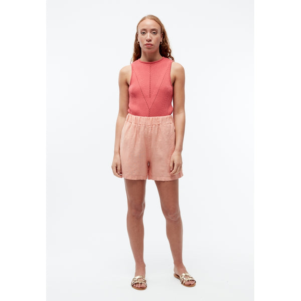 Clementine Leinenshorts -  Light Apricot