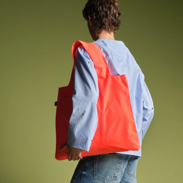 NEON DUNKEL ORANGE - Recycling-Tasche