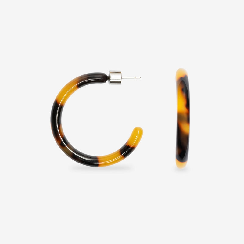 Ohrringe - Loop Dark Cheetah