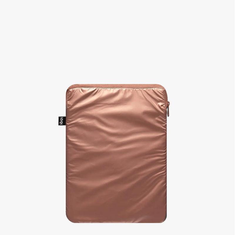 METALLIC Roségoldene Laptoptasche