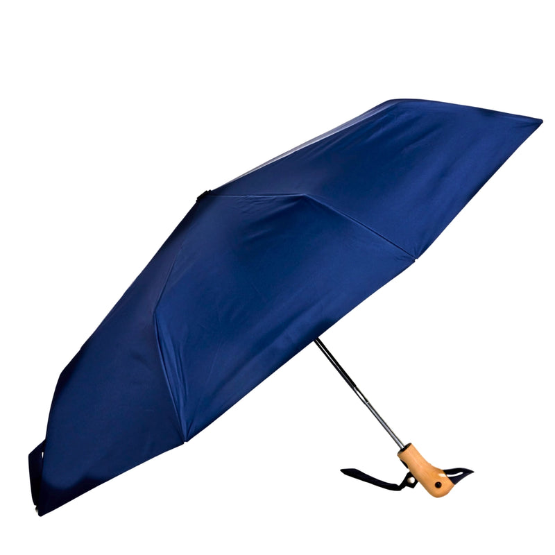 Marineblauer, windbeständiger, umweltfreundlicher Entenschirm