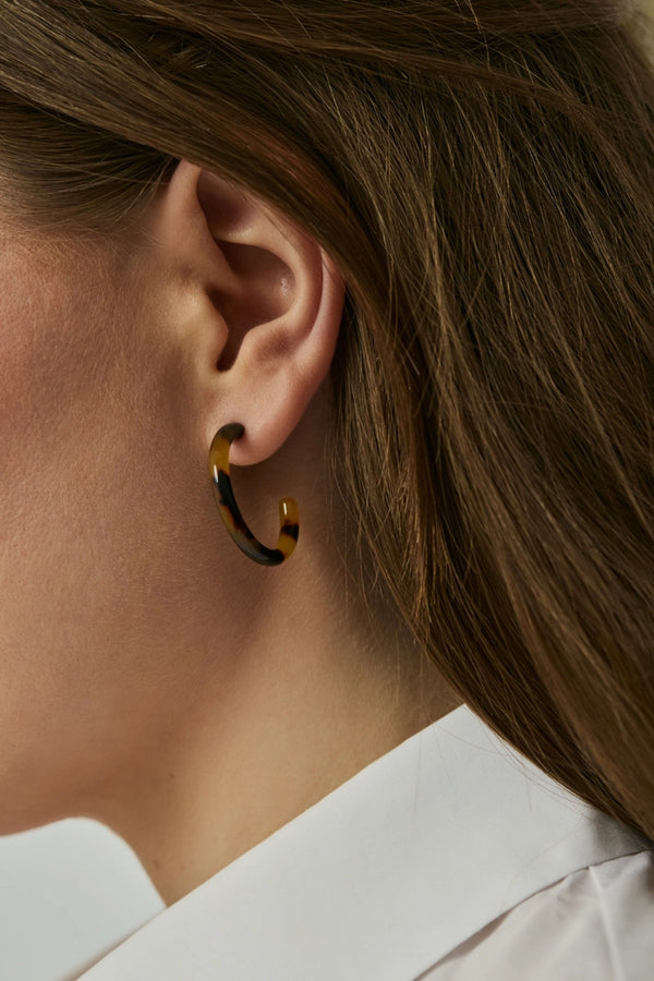 Ohrringe - Loop Dark Cheetah