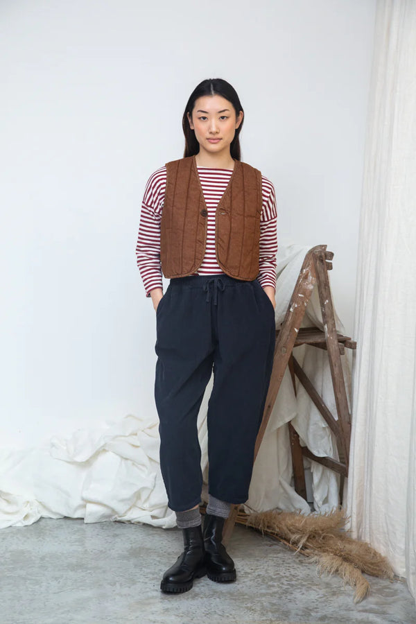 Cedar Cordhose aus Bio-Baumwolle - Night Sky Navy