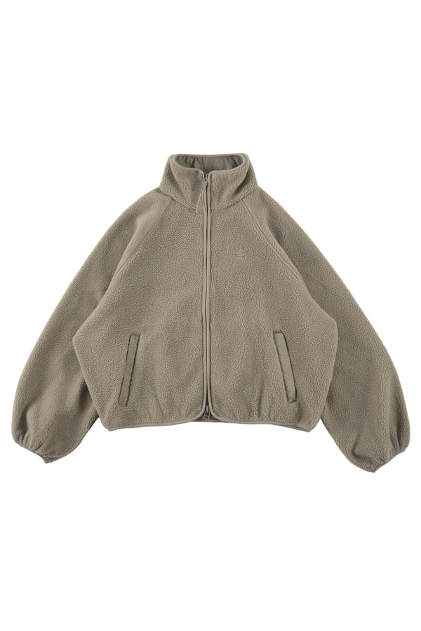 CALI FLEECE JACKET - PALE OLIVE