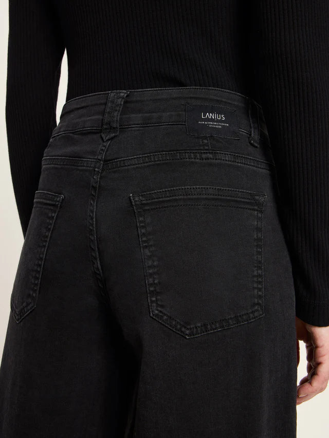 CROPPED JEANS (OCS) - Schwarz