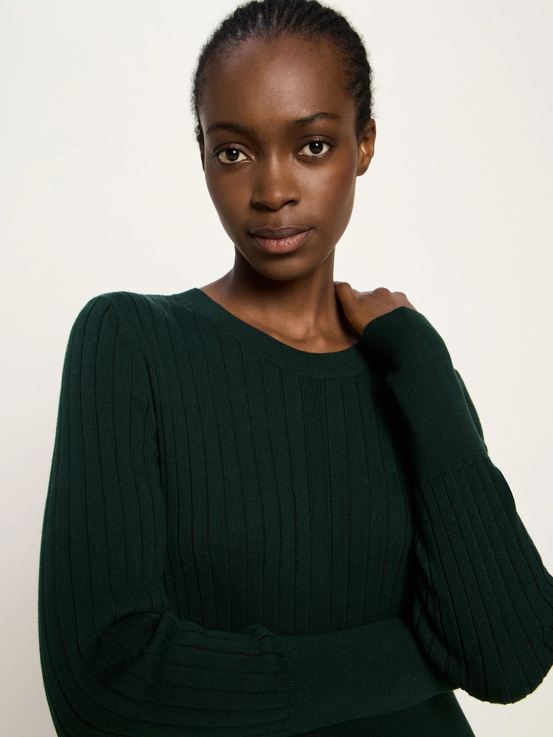 STRICKKLEID (GOTS) - Forest