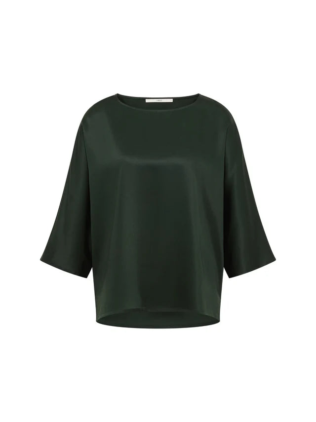 3/4 ARM BLUSE aus TENCEL™ - Forest