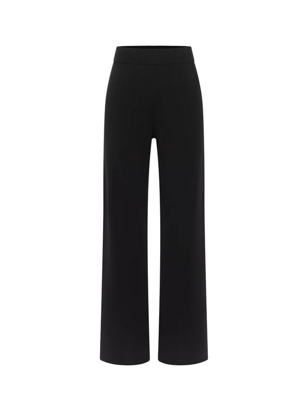 STRICKHOSE GOTS - Schwarz