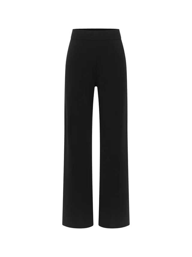 STRICKHOSE GOTS - Schwarz