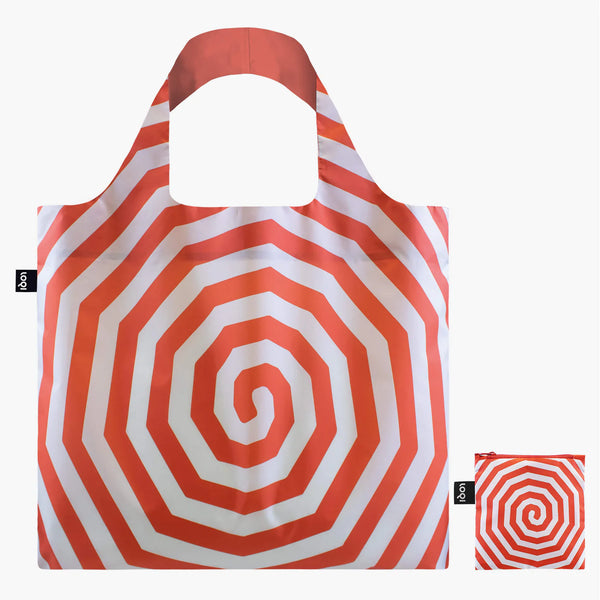 LOUISE BOURGEOIS Spirals Red - Recyklierte Tasche