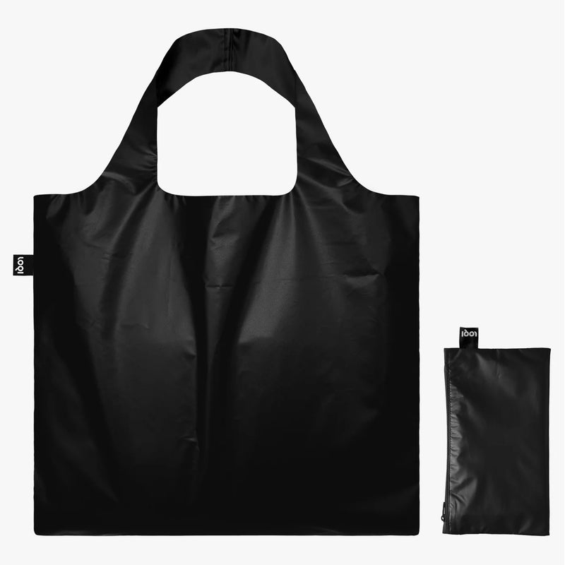 METALLIC Schwarz - Tasche mit Reissverschlussfach