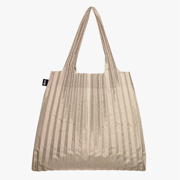 PLEATED - Mokka - Recyclingtasche