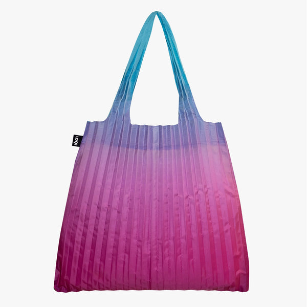 PLISSIERTE - Regenbogenblaue - Tasche