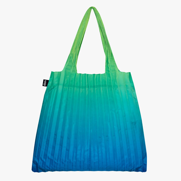 PLISSIERTE - Regenbogengrüne - Tasche