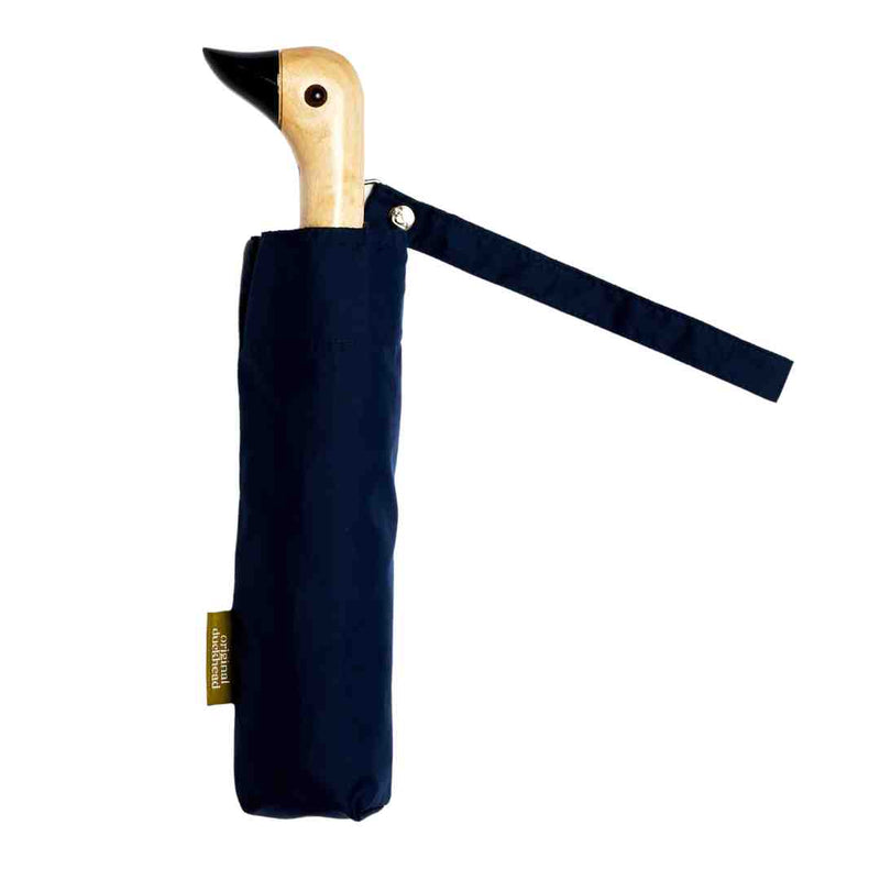 Marineblauer, windbeständiger, umweltfreundlicher Entenschirm
