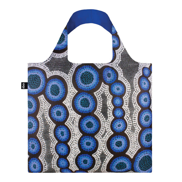 KIRSTEN NANGALA EGAN Water Dreaming Blue - Recyklierte Tasche