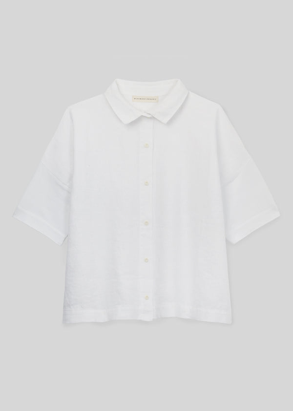 Shay Top aus Bio-Baumwolle - Weiss
