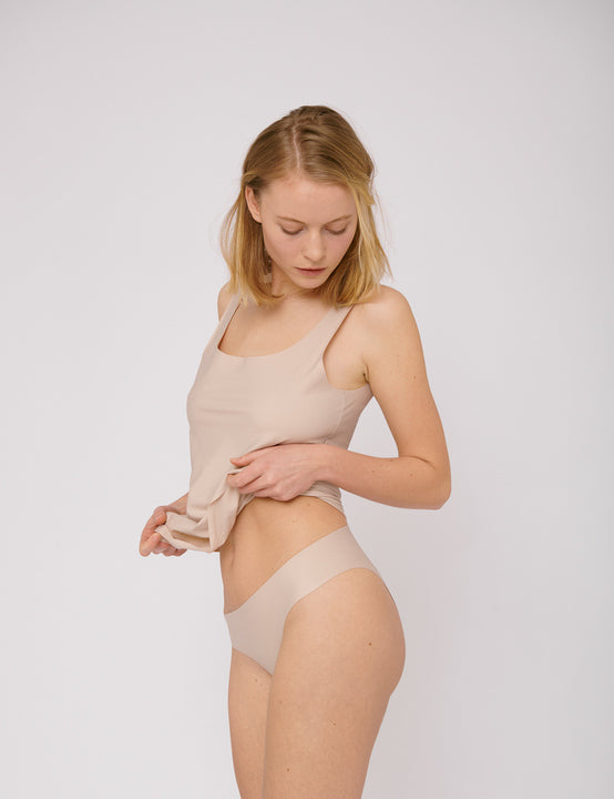 Invisible Cheeky Briefs - 2er Pack (Rose Nude) - Slow Fashion Zürich (Schweiz) für deine Capsule Wardrobe.