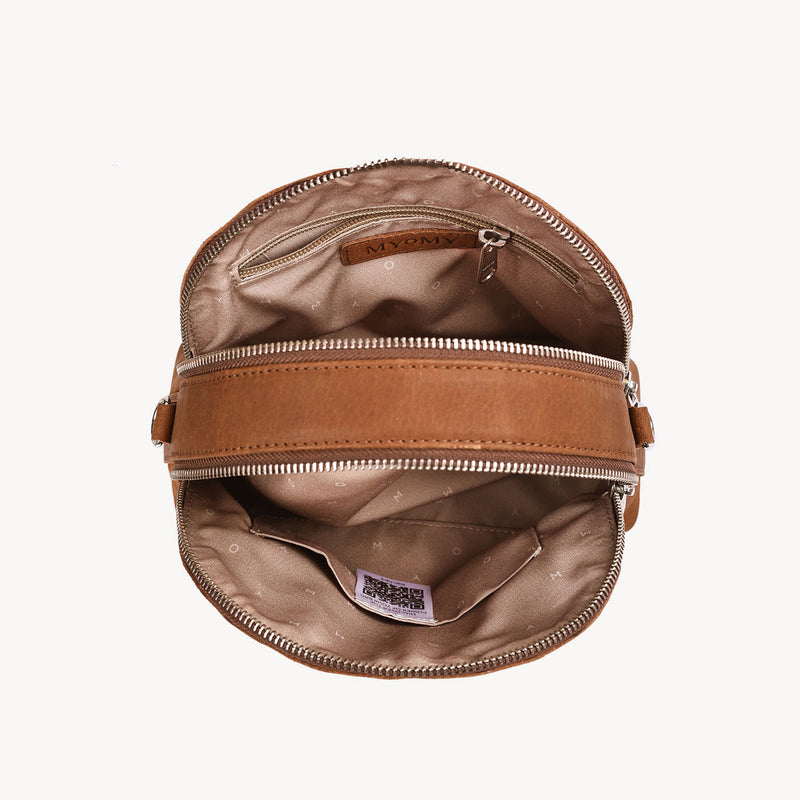 MY CITY BAG Amsterdam Midi - Hunter Cognac